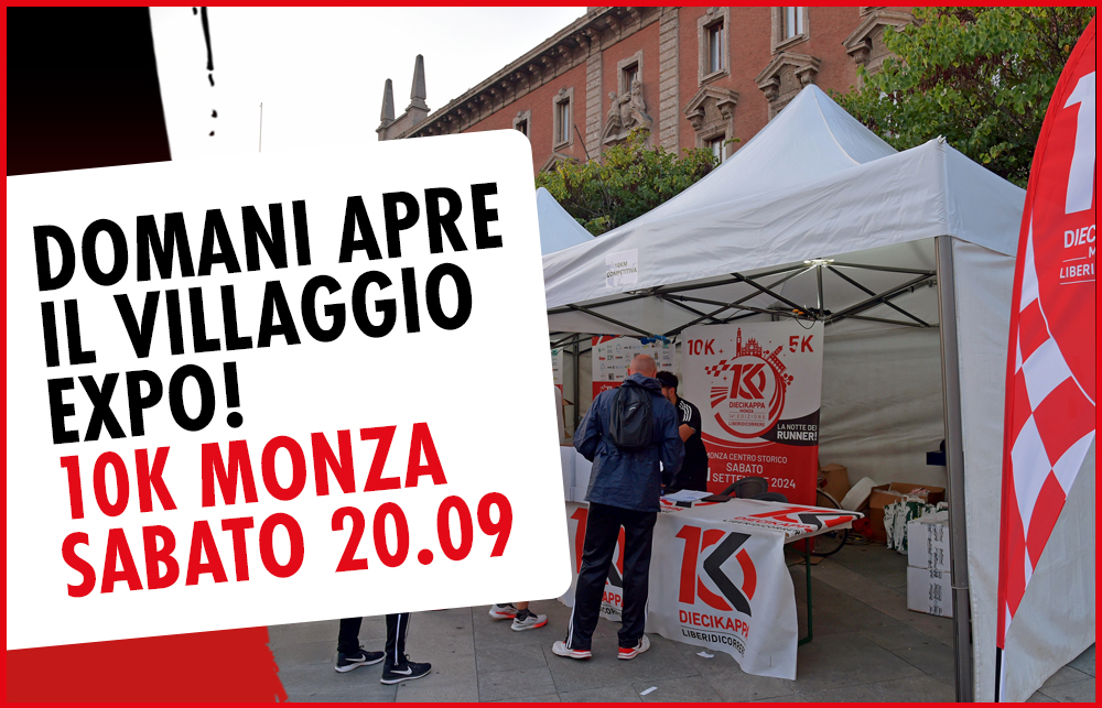 Sabato 20 Settembre, ore 14, apre il Villaggio Expo 10Kappa in Piazza Trento e Trieste a Monza